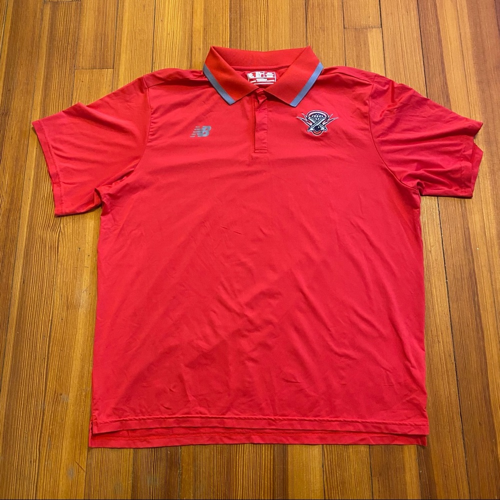 red boston cannons polo shirt